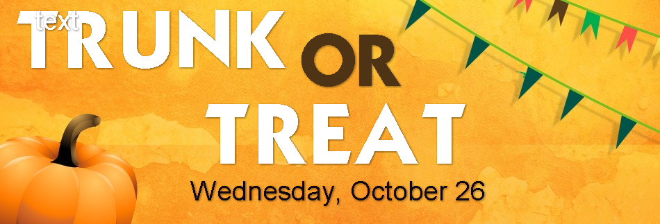 Trunk or Treat Website Banner